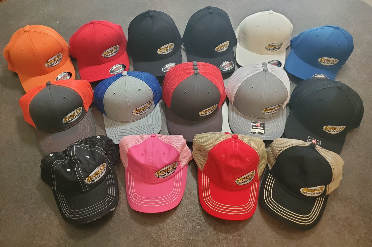 SCSCSRacing's tweet photo. We have a NEW limited but assorted inventory of hats now available, thanks to @LJDezigns81!  Please visit https://t.co/tuPK5b6wbB for more details regarding @SCSCSRacing apparel. https://t.co/38Zp2TRZt2