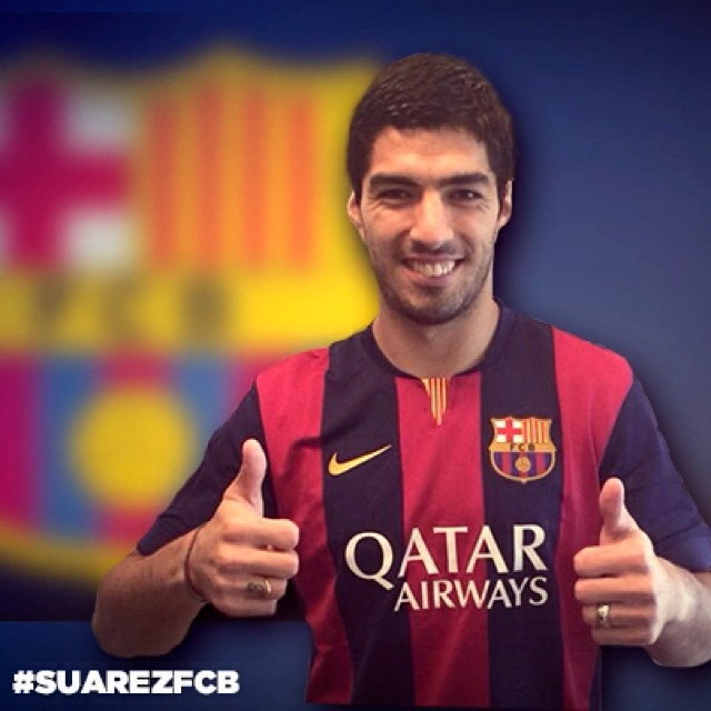 Pixzsc's tweet photo. زي النهاردا من 6 سنين جالنا لويزيتو ♥ #SuarezFCB https://t.co/3U1v53OuyB