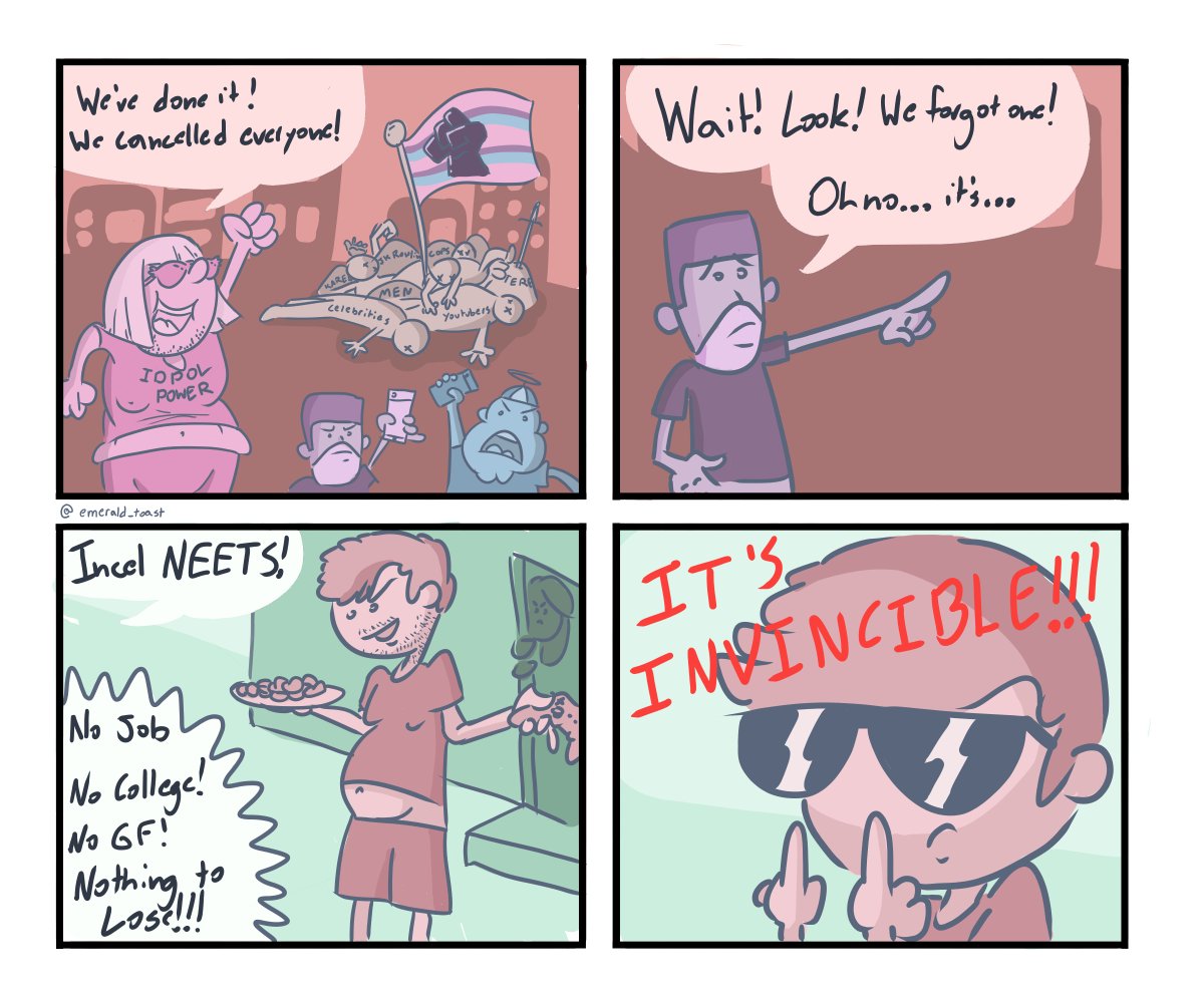 emerald_toast's tweet image. How to be #uncancelable