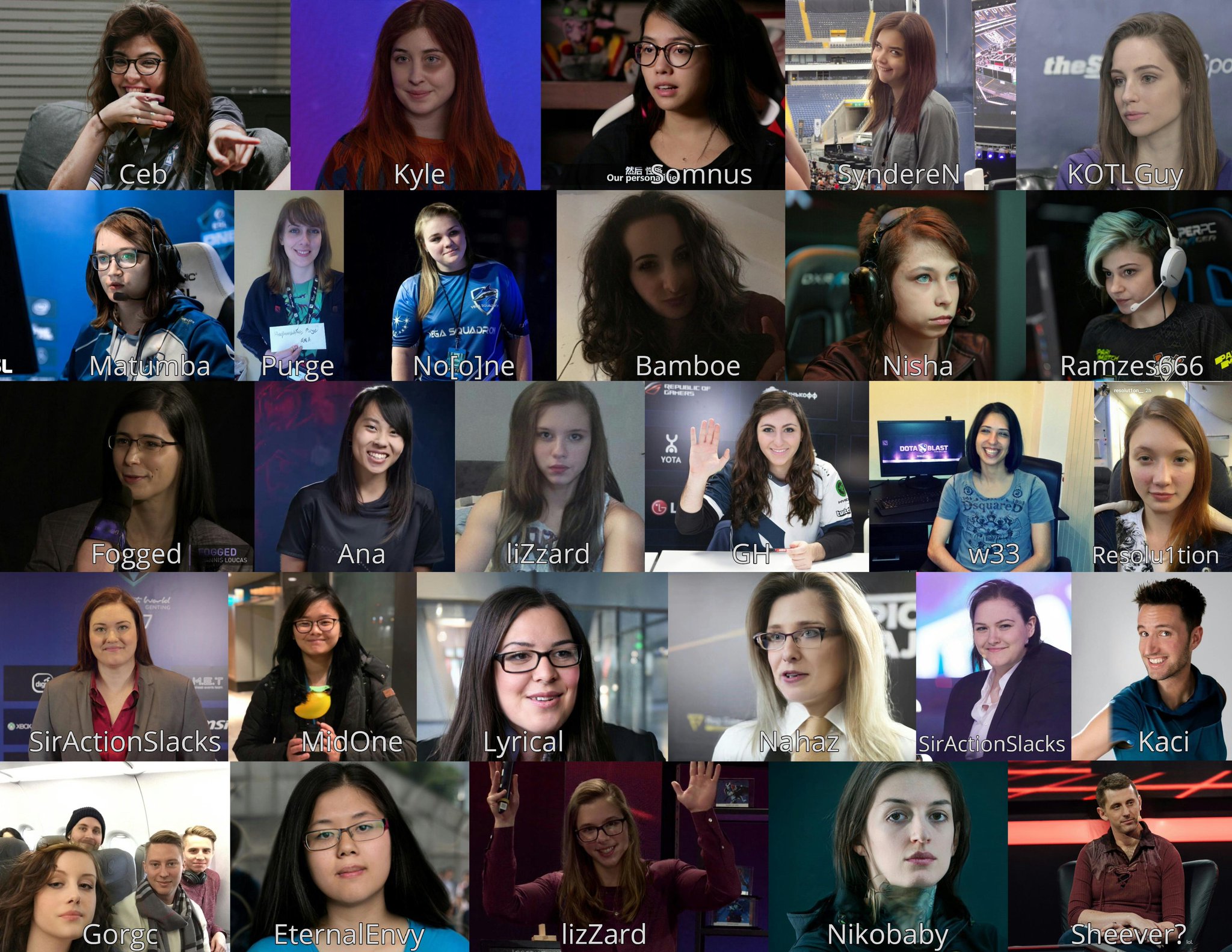 Reddit Dota 2 on Twitter "If DOTA2 players/casters were girls PART