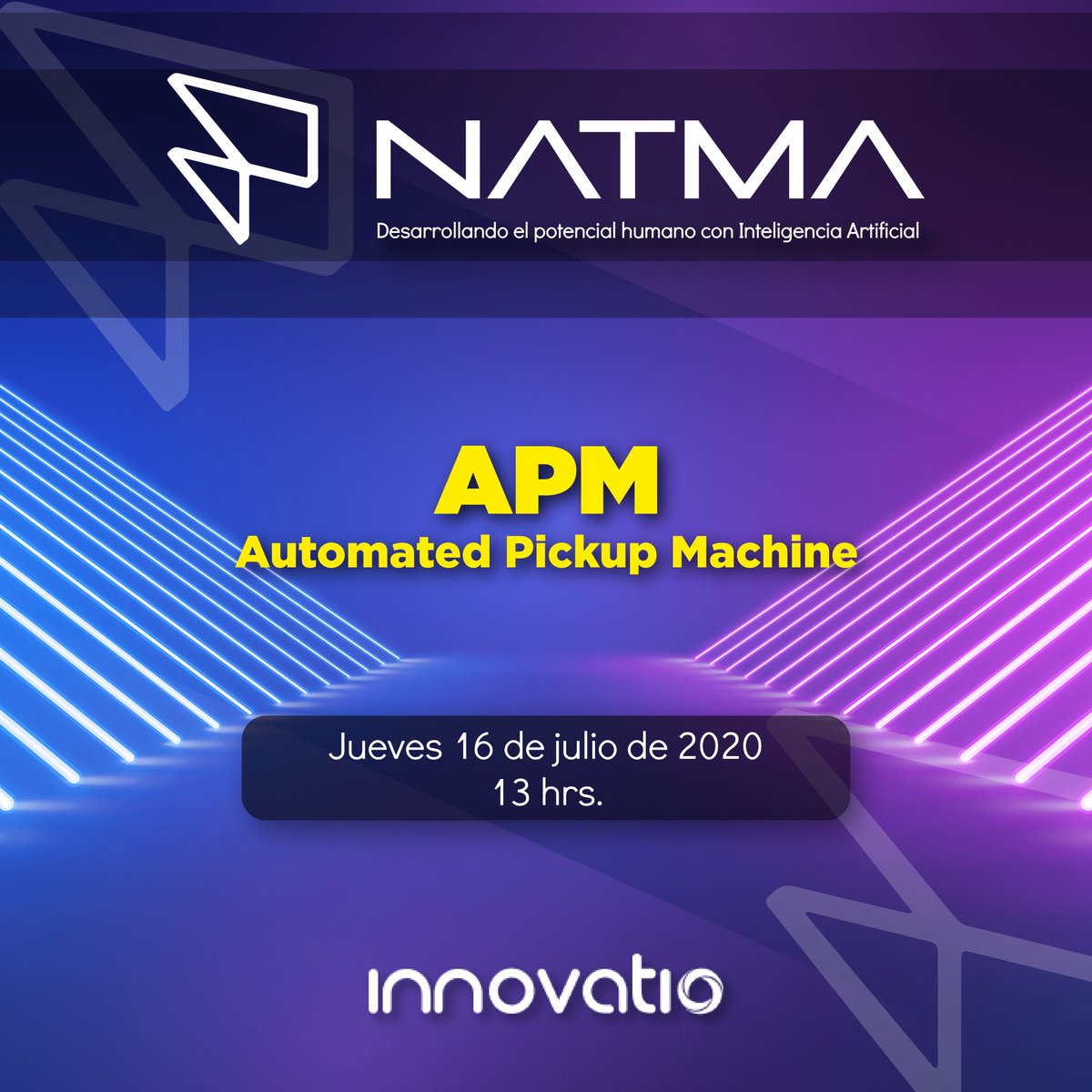 NATMAoficial's tweet photo. La próxima semana presentaremos #NATMA con diversos empresarios.

Agradecemos a @innovatiomex por  esta gran colaboración. 

¡Seguimos desarrollando el potencial humano con Inteligencia Artificial!  🧠 🤖 https://t.co/d9iGvHjGSh