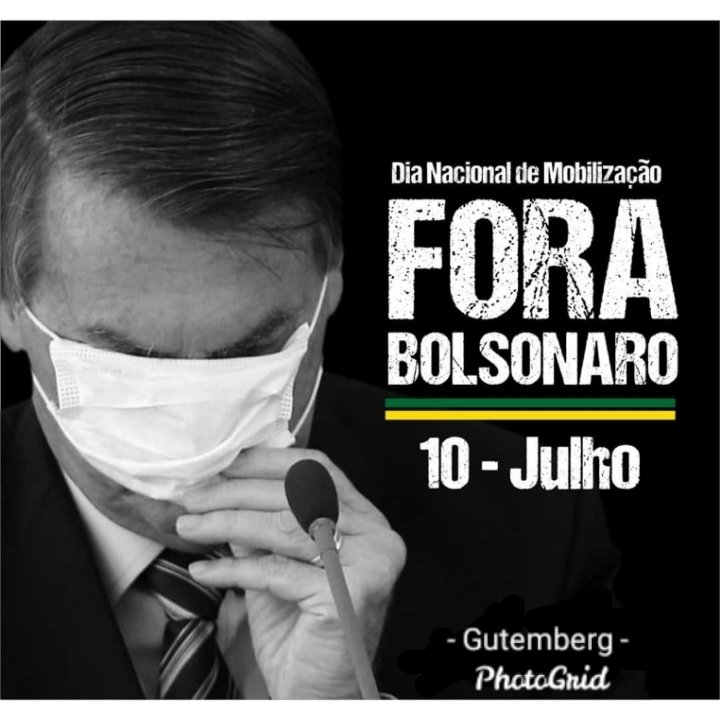 DIA DE #FORABOLSONARO! ✋

Estamos atravessando um dos momentos mais desafiadores da história do nosso país. A sociedade brasileira está vivendo simultaneamente uma crise sanitária, econômica e política, para as quais ainda não temos perspectiva de superação.
É necessário união.