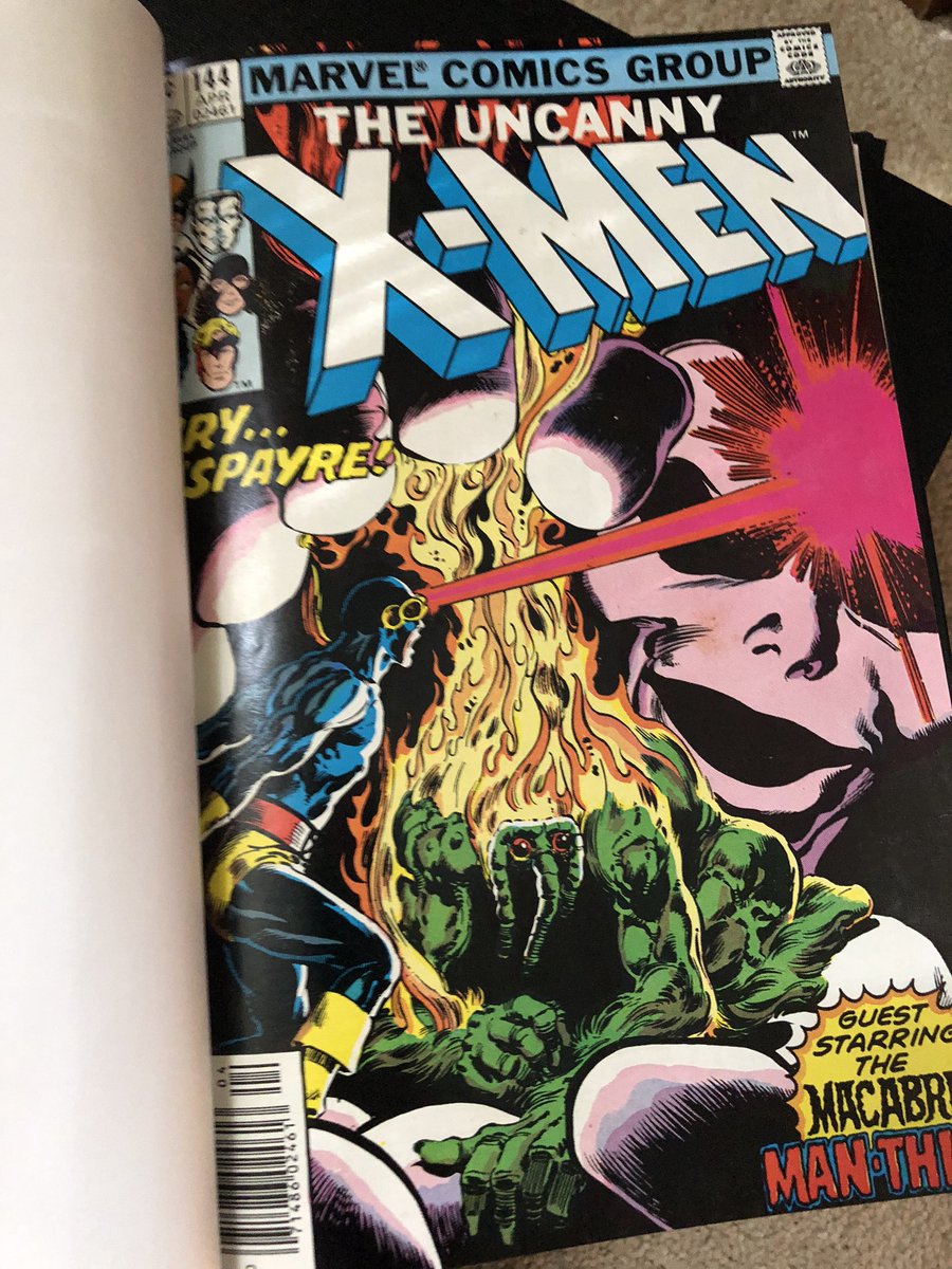 New comics back from the bindery! This is the motherlode: 20 years and 25 books of  #XMen continuity, 1981-2001, including all x-overs and miniseries.cThis project had languished in my to-do pile for several years, but shelter-in-place finally gave me time to finish it up.