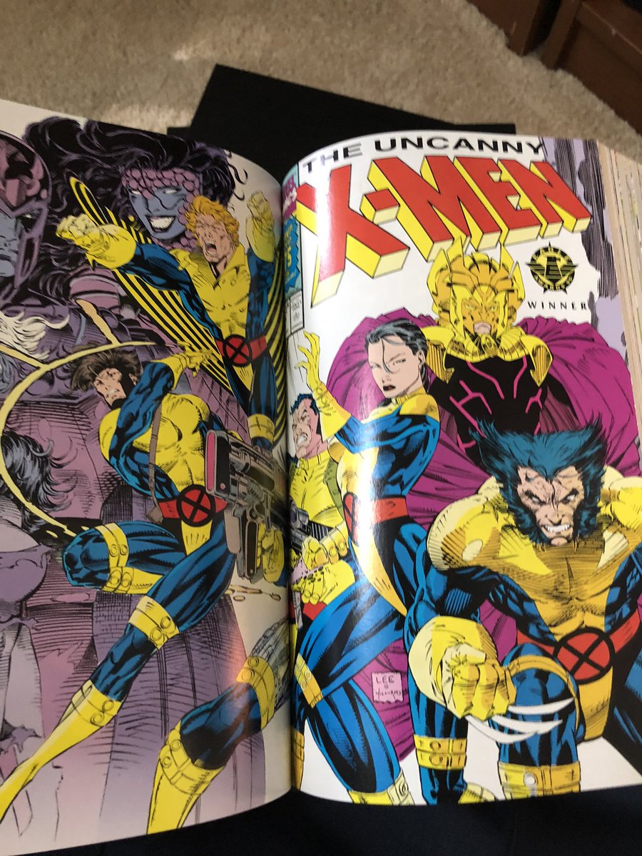 New comics back from the bindery! This is the motherlode: 20 years and 25 books of  #XMen continuity, 1981-2001, including all x-overs and miniseries.cThis project had languished in my to-do pile for several years, but shelter-in-place finally gave me time to finish it up.