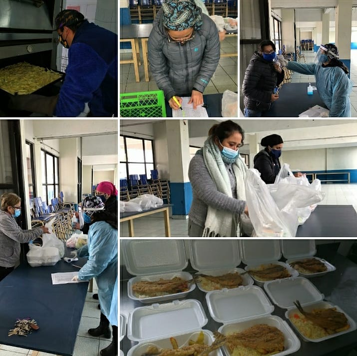 ComedorGladys's tweet photo. Fotos de hoy en cocina  y el proceso de entrega las familias de nuestro liceo.

Queremos ayudar a más familias de nuestro liceo, ahora solo llevamos 35 que corresponden a 170 raciones diarias de lunes a viernes aprox.
#loprado #comedorsolidario #liceogladysvalenzuela https://t.co/Hm8hUEvHsN