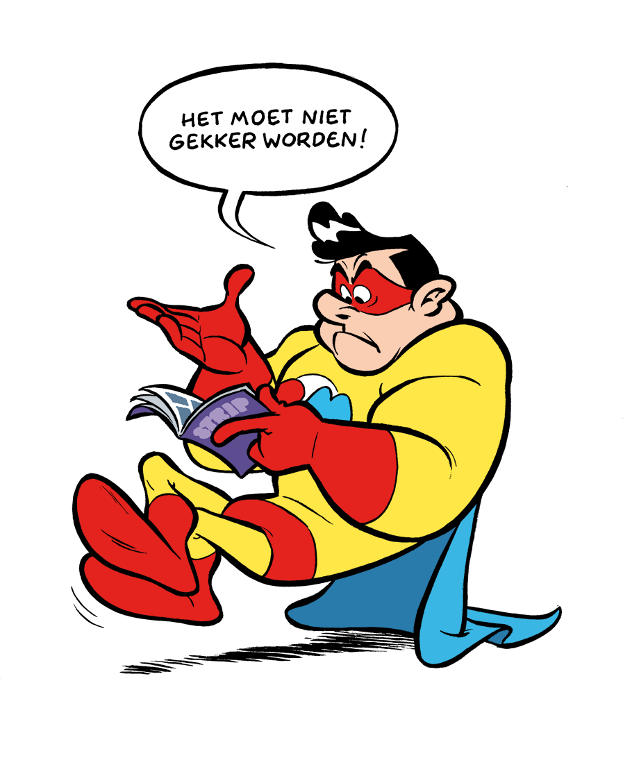 Busy picking out and backing up all the art in my messy camera roll of four years.
Here's the one time I drew a comic with HUMANS in it. Story by Frans Hasselaar, original (somewhat more realistic) character design by Maarten Gerritsen and I got Frits Jonker to hand-letter it.