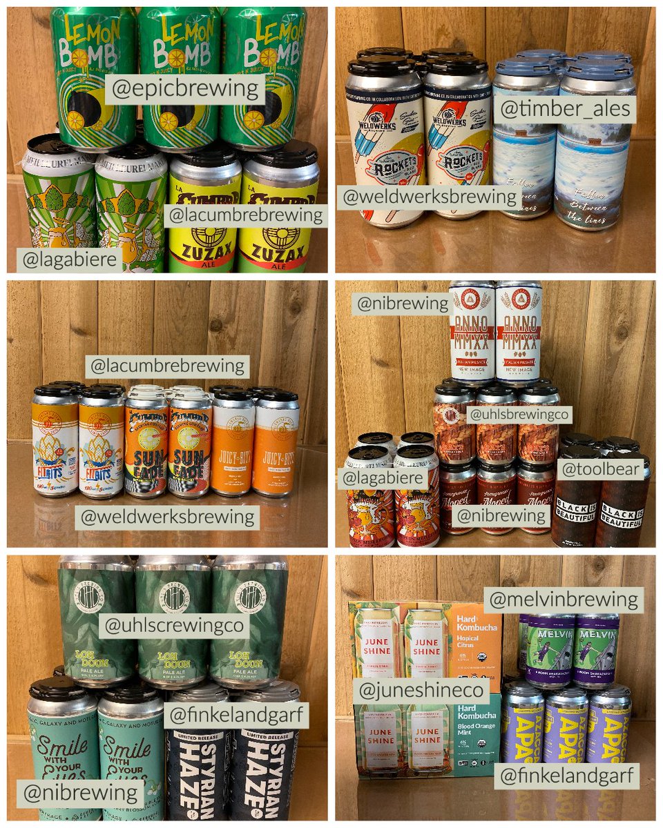 🍻NEW Beer Alert 🍻 Our Beer Buyer has been busy! @epicbrewing <a href="/lacumbrebrewing/">La Cumbre Brewing Co</a> @lagablere @weldwerksbrewing @timbler_ales <a href="/nibrewing/">New Image Brewing</a> @uhlsbrewingco <a href="/toolbeer/">To Øl</a> <a href="/finkelandgarf/">Finkel & Garf Beer</a> <a href="/melvinbrewing/">Melvin Brewing</a> @junshineco

#lukasliquors #beer #craftbeer #lager  #beertime #ale #ipa #newbeer