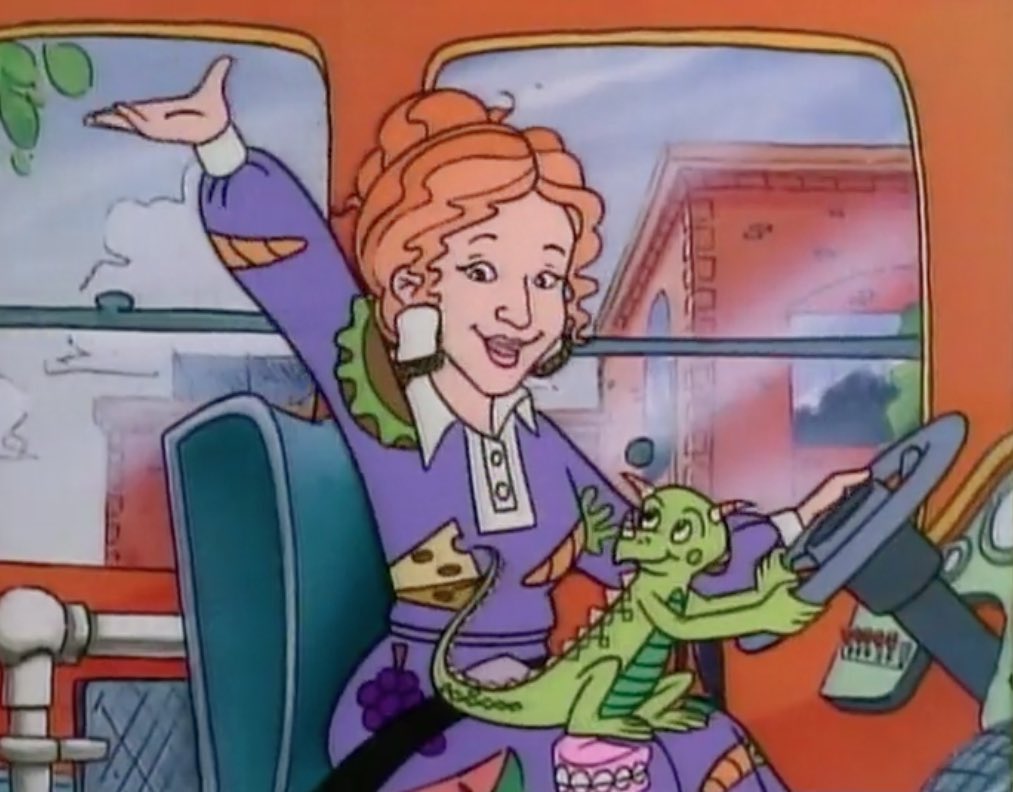 EmilysEcho's tweet image. I don’t know with the realization that Lily Tomlin was the voice for Ms. Frizzle