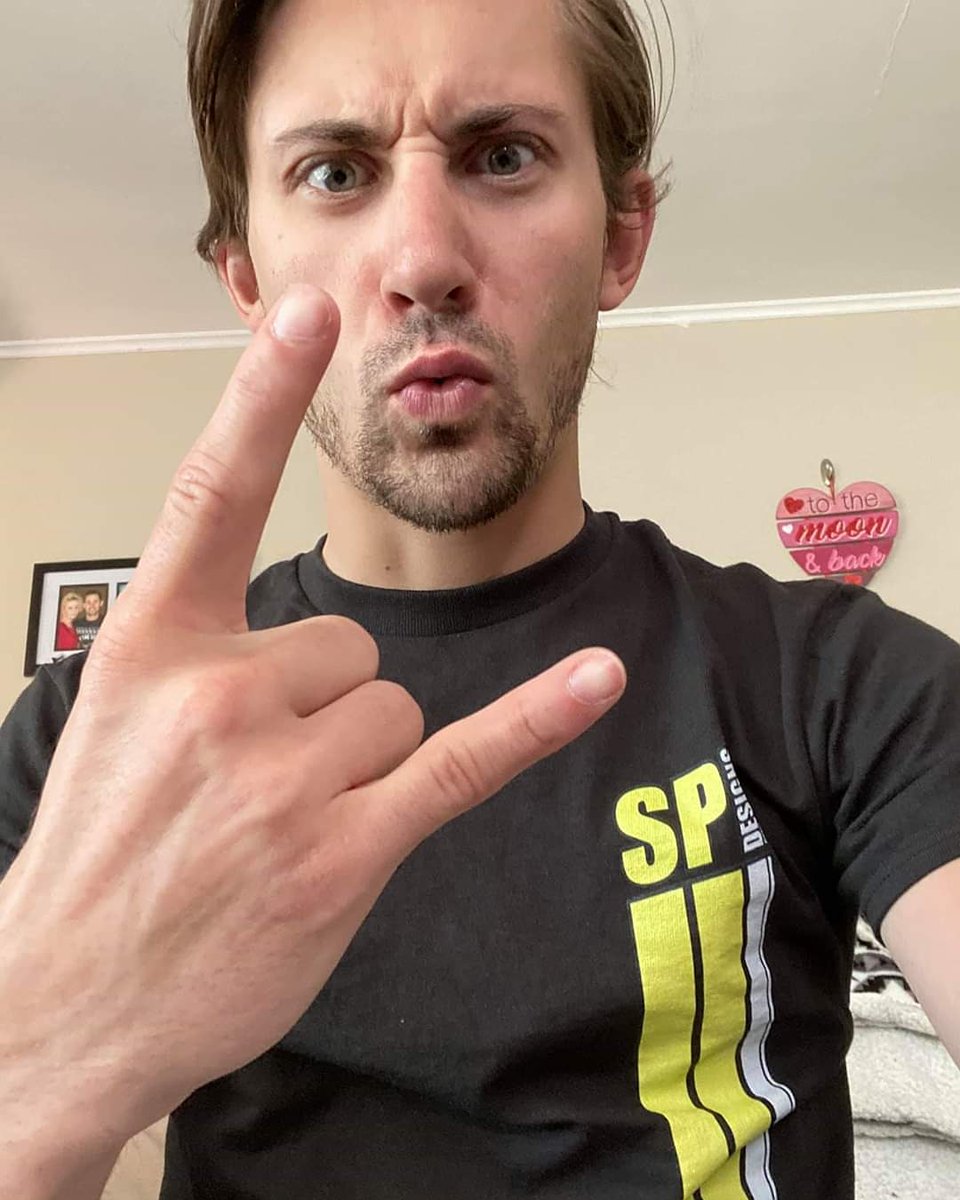 SPDesignsNC's tweet photo. Check out my buddy @chadmikosz25 (@BIGEVILRacing) repping #SPDesigns with our Crew Tee! ๐ค๐ค https://t.co/SBgKsiqh0v