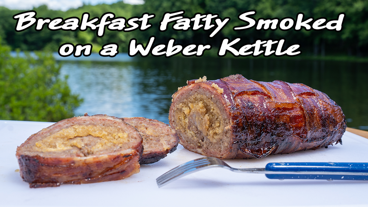 Grubmasters's tweet photo. Sick of the same old thing for breakfast? Take a look at our version of the Breakfast BBQ Fatty. We pinwheeled up cornbread, maple syrup and breakfast sausage. Gave it a bacon weave blanket and the smoked it on the kettle grill. 

https://t.co/uhsKqvaR6X

#GetOutThereAndCook https://t.co/naJ1zyzkcL