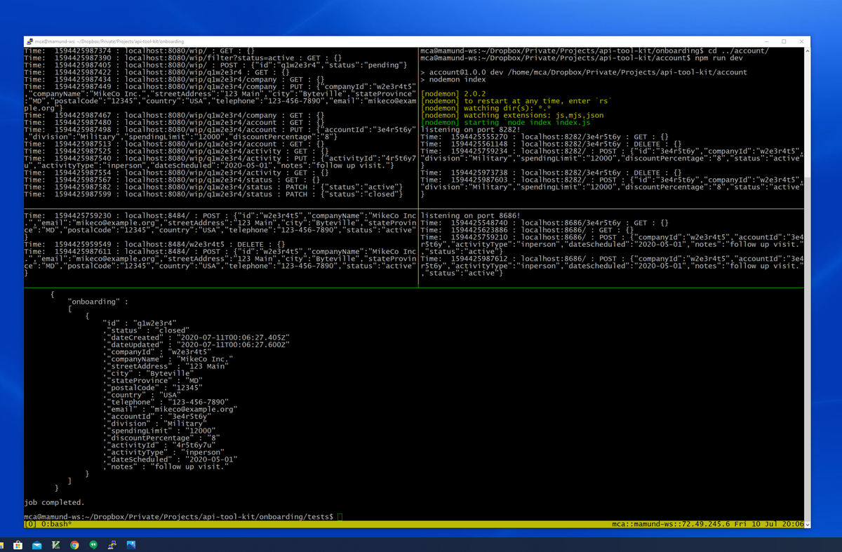 nothing quite like doing cleanup debugging/testing on multiple remote services at the same time.  #tmux is strong w. this one<g>. #API360 <a href="/greatwebapis/">Great Web APIs</a>