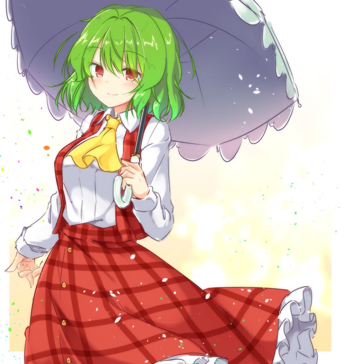 風見幽香 「おはよう幽香ちゃん 」|赤束子のイラスト