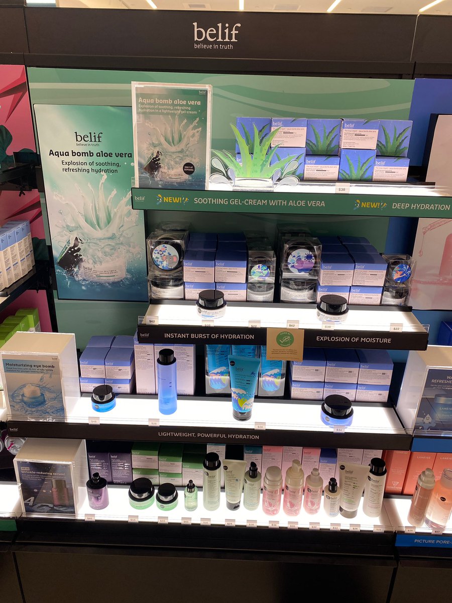 belifNorCal's tweet photo. Aqua Bomb Aloe Vera is hurting your favorite #Sephora locations!! https://t.co/L2t0eAHHps