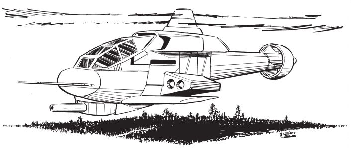 First produced in 2950, the Warrior H-7 Attack Helicopter is a common sight across the Inner Sphere, serving as a highly mobile fire support unit.