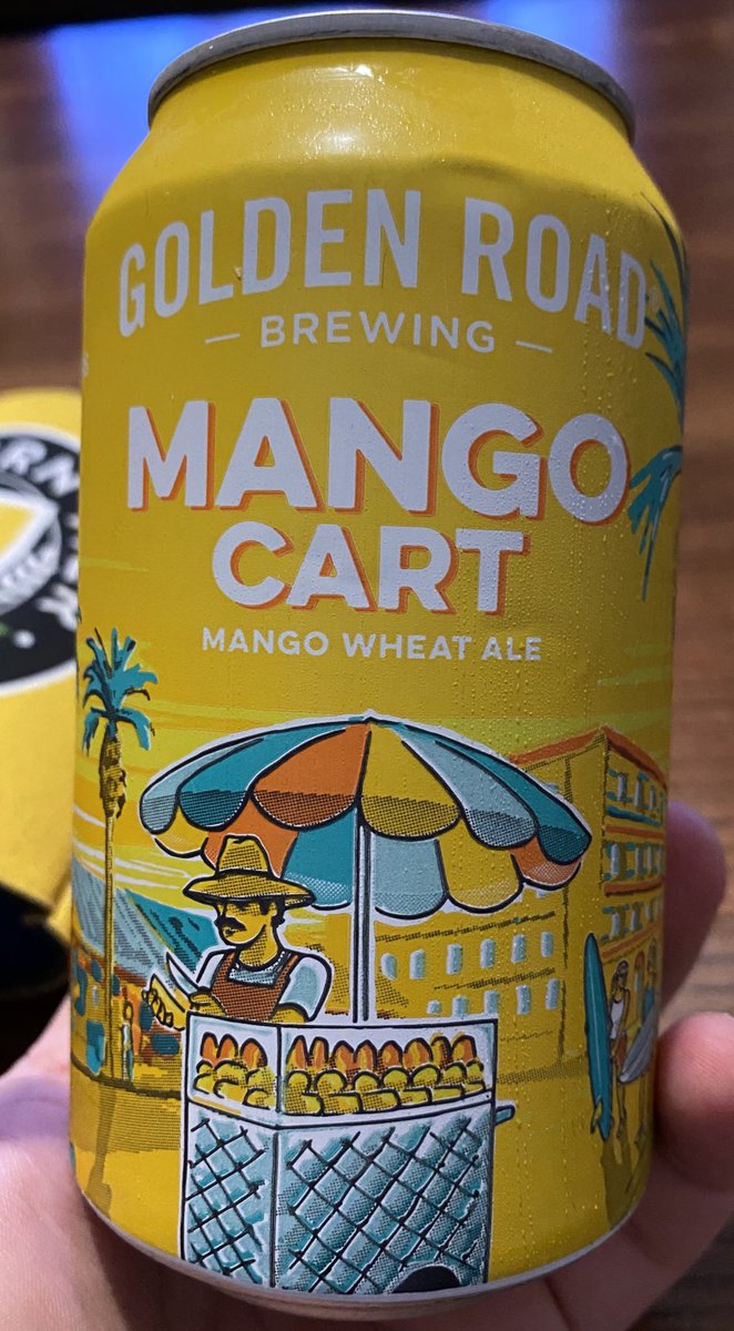 daxcb77's tweet photo. Can we talk about how amazing this #beer by @goldenroadbrew is. 

#MangoCart #MangoWheatAle https://t.co/zd452KF1ls