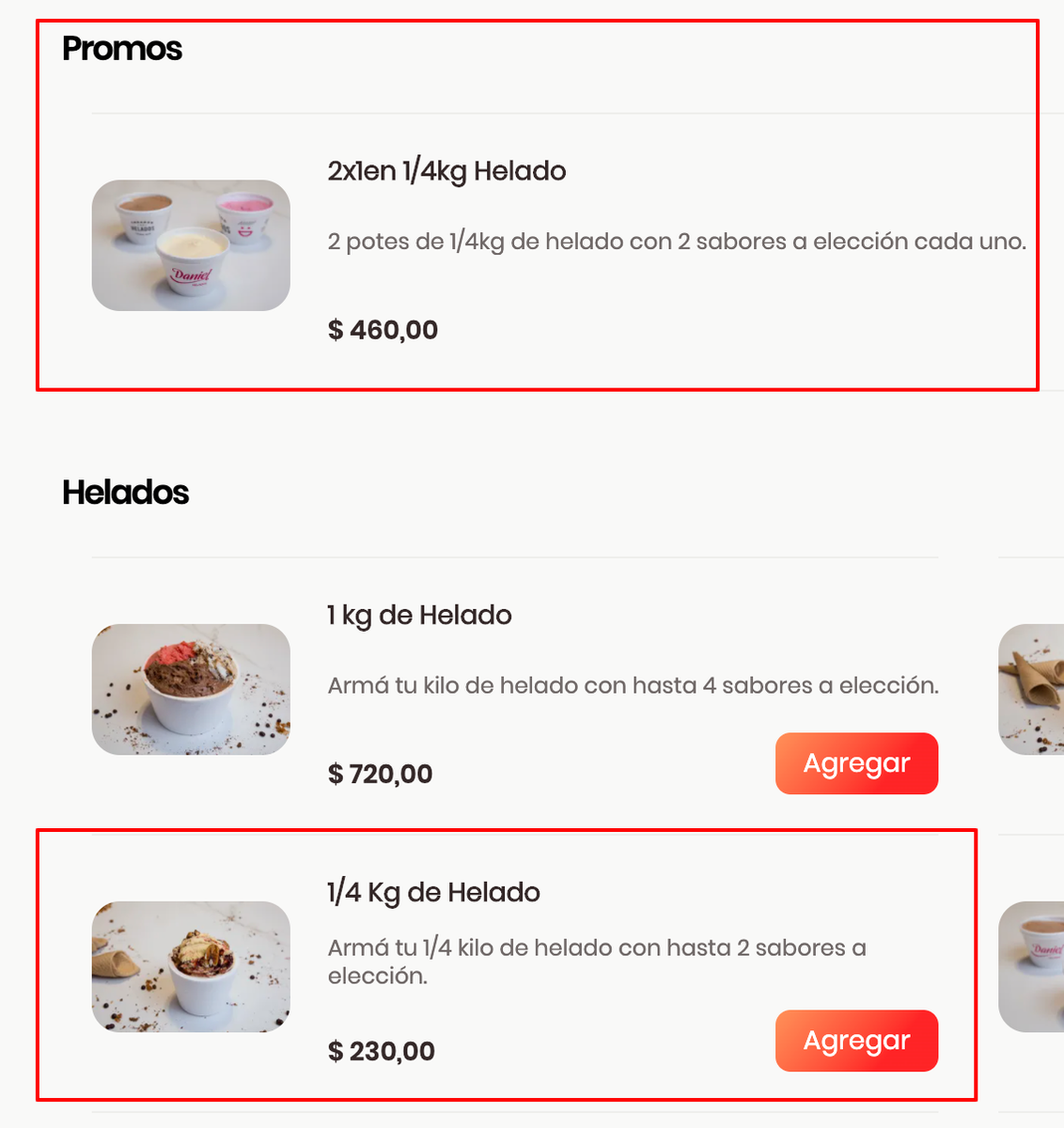 gonzalogj's tweet photo. @RappiArgentina @heladosdaniel 
Me parece a mi o hay algo raro en esta "promo" ... "2x1" ? En serio? https://t.co/Qons49pfXb