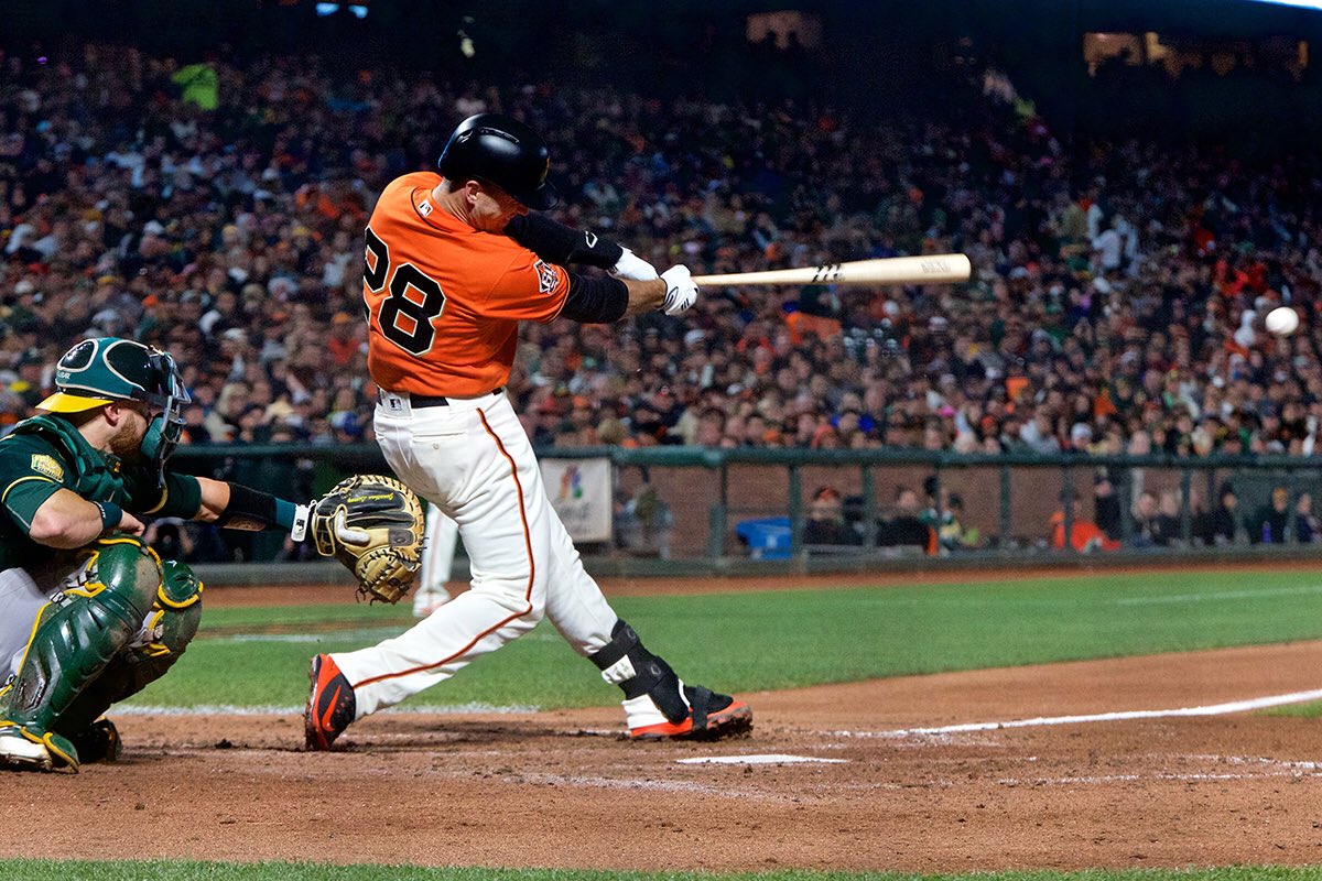 Buster Posey’s swing is  