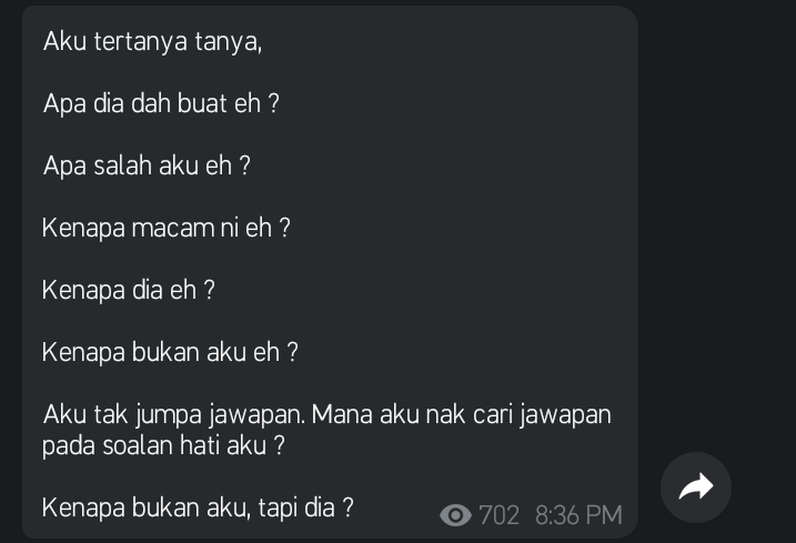 Mermaid On Twitter 4 Block Dan Jangan Stalk Benda Ni Hanya Boleh Dibuat Bila Kau Betul Betul Bersedia Kalau Kau Tak Bersedia Takpayah Buat Kau Tengok Jela Rutin Dia Bahagia Ke Tak