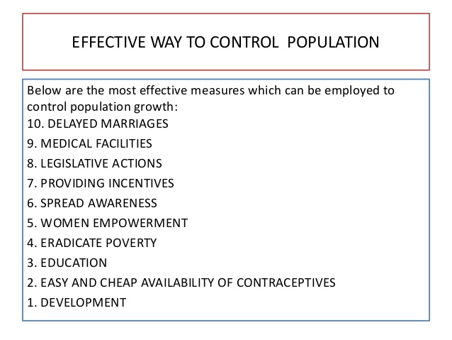 Top 10 effective ways of controlling population are:. Please feel free to add your opinions  #YSMANG  #WPDNG2020  #WPD2020