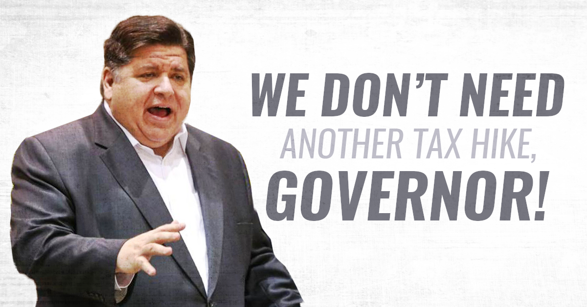 I’m fighting to derail billionaire Governor Pritzker’s progressive income tax hike. We need to CUT TAXES for Illinois families and small businesses, not raise them! #twill