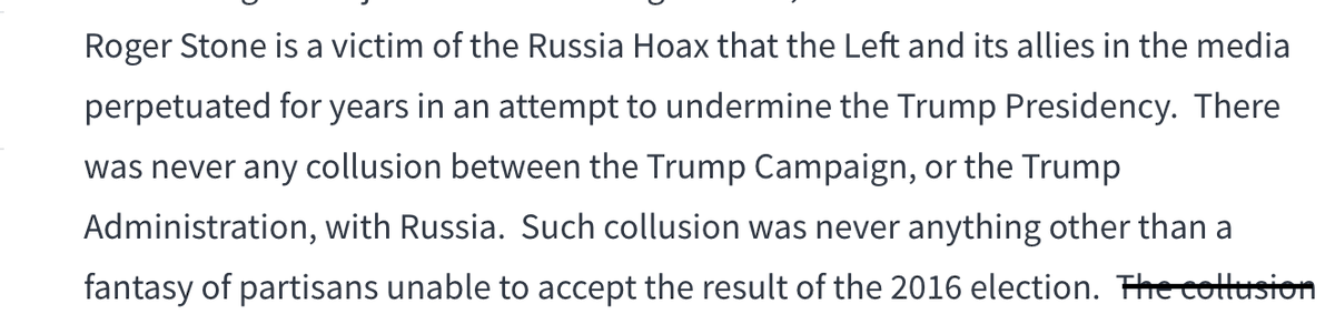 2/ The opening of the statement is equally detestable. Presidents take an oath to uphold the Constitution, but Trump, as he has all along, dismisses Russia's interference in our 2016 election as a hoax. The FBI opened a counterintelligence investigation into it & rightly so.
