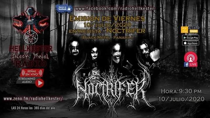 noctrifer's tweet photo. Hoy a las 9:30 p.m. entrevista a DAEMON en la emisión estelar de HELLKESTER  BLACK METAL RADIO  de ECUADOR. Visita https://t.co/wBqItqEkOk o descarga la app de Google Play o App Store. https://t.co/geGshwvgnJ