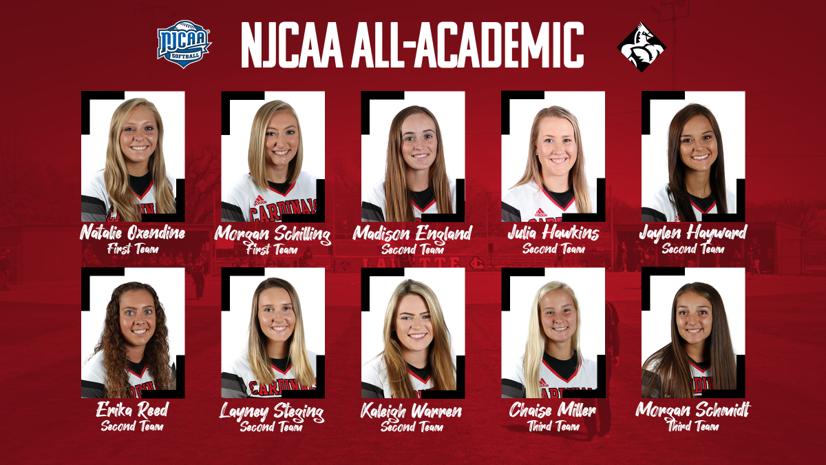Congratulations to the 🔟 NJCAA All-Academic honorees!