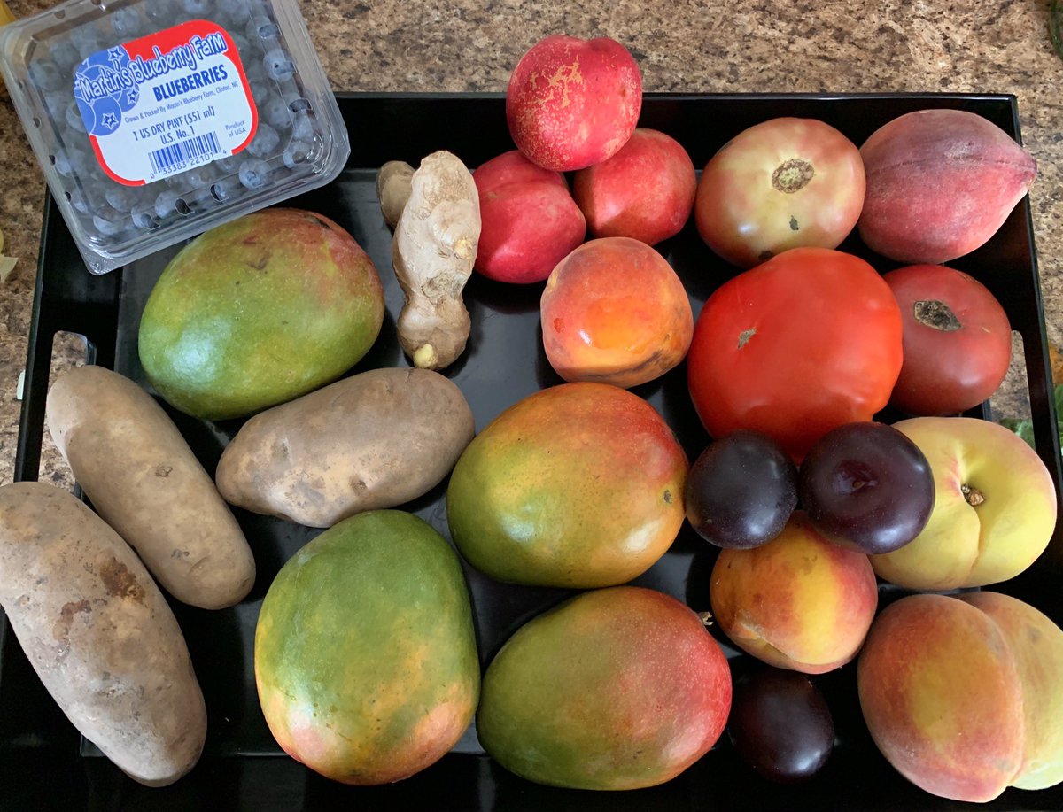 moodyplantmama's tweet photo. For ppl in the Raleigh/Durham area pls go check out Perkins Orchard!! It’s a black owned organic produce shop with incredible selection of fruits and veggies! They have a $20 bag deal where you fill a bag with whatever for only $20 PLUS a free item (blueberries). Support Local!! https://t.co/cbUyTXLm3Z