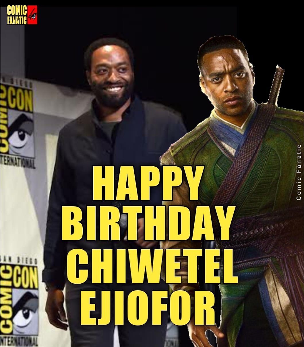 Happy 43rd birthday Chiwetel Ejiofor aka Baron Mordo!    