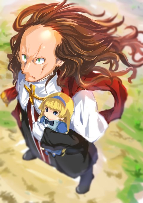 描くなら禿なのフサフサなの?ってことでしたので間をとりました。広めのおでこはセクシーって言ってる人がいてなるほどそういう感覚もあるのかって感心した覚えがある。あとミロの含有鉄分量では毛根には不足のようですね('_ゝ`) 