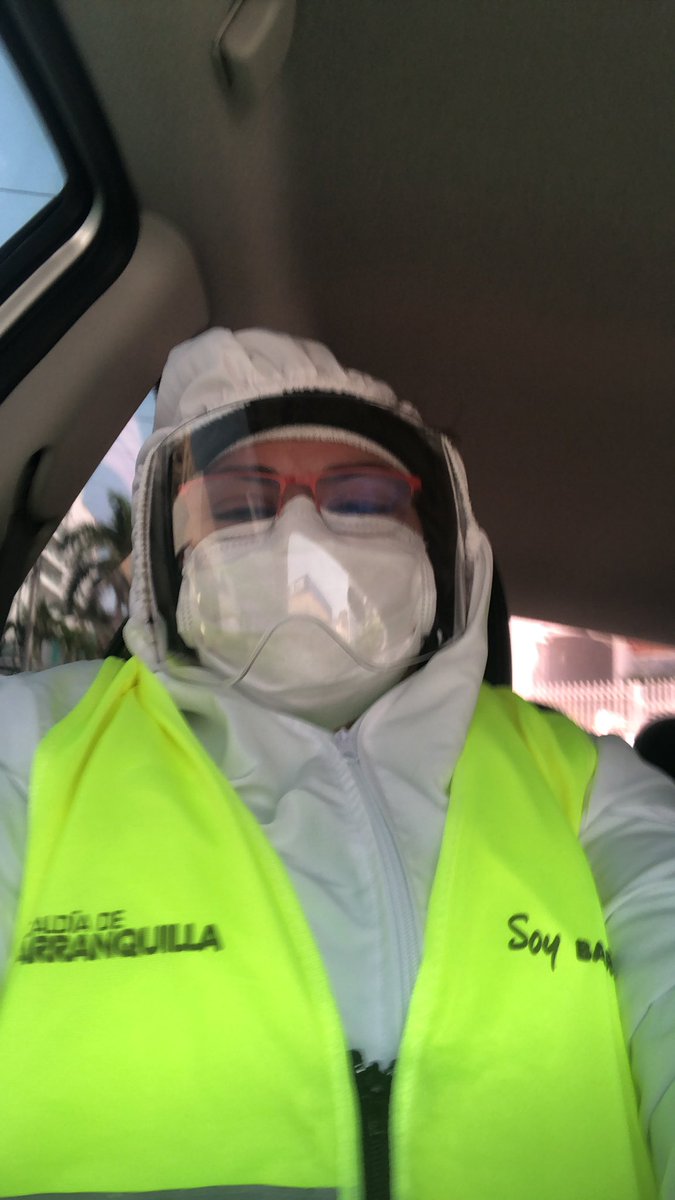 Hoy salí a trabajar en campo en cumplimiento de mi trabajo y hoy me enteré de los resultados de mi prueba realizada el 3 de julio: positivo. Un susto terrible, hablando con Dios y los médicos. Cero síntomas🙏, ya pa la cama. Fui cuidadosa en extremo y aquí estoy, palante.