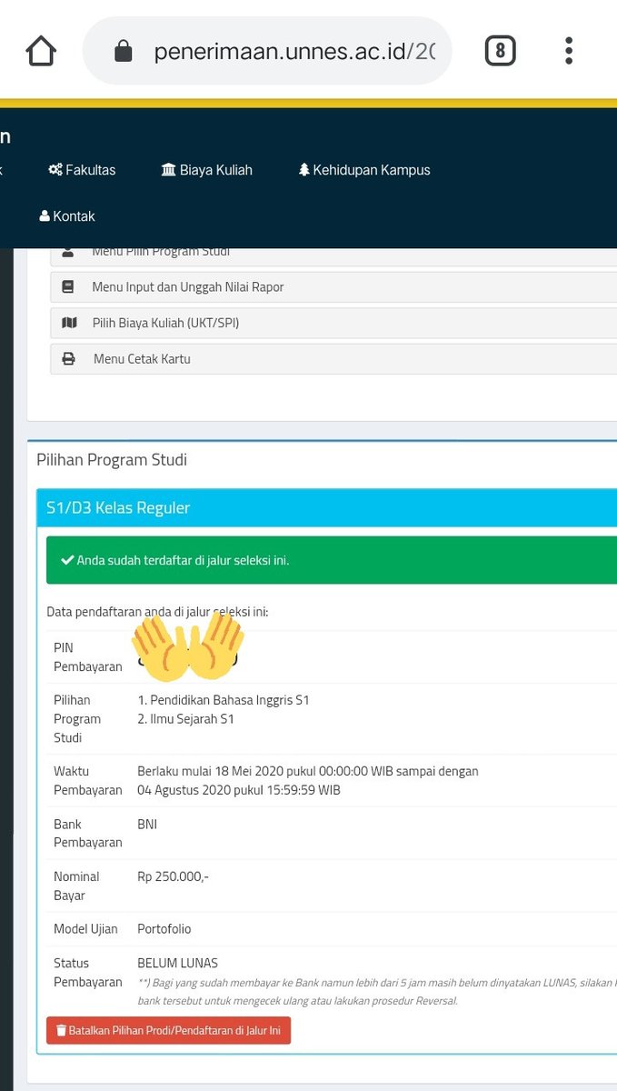 On Sbmptnfess On Twitter Ptn T1t1p4n Guys Tolong Bantuannya Gw Daftar Sm Unnes Pake Kip K Pas Pilih Prodi Disuruh Bayar Gini Harusnya Kan Gratis Kalo Kip Ini Gimana Ya Makasih Yg