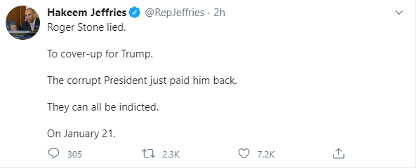 22/  @RepJeffries never disappoints. He's a loon.