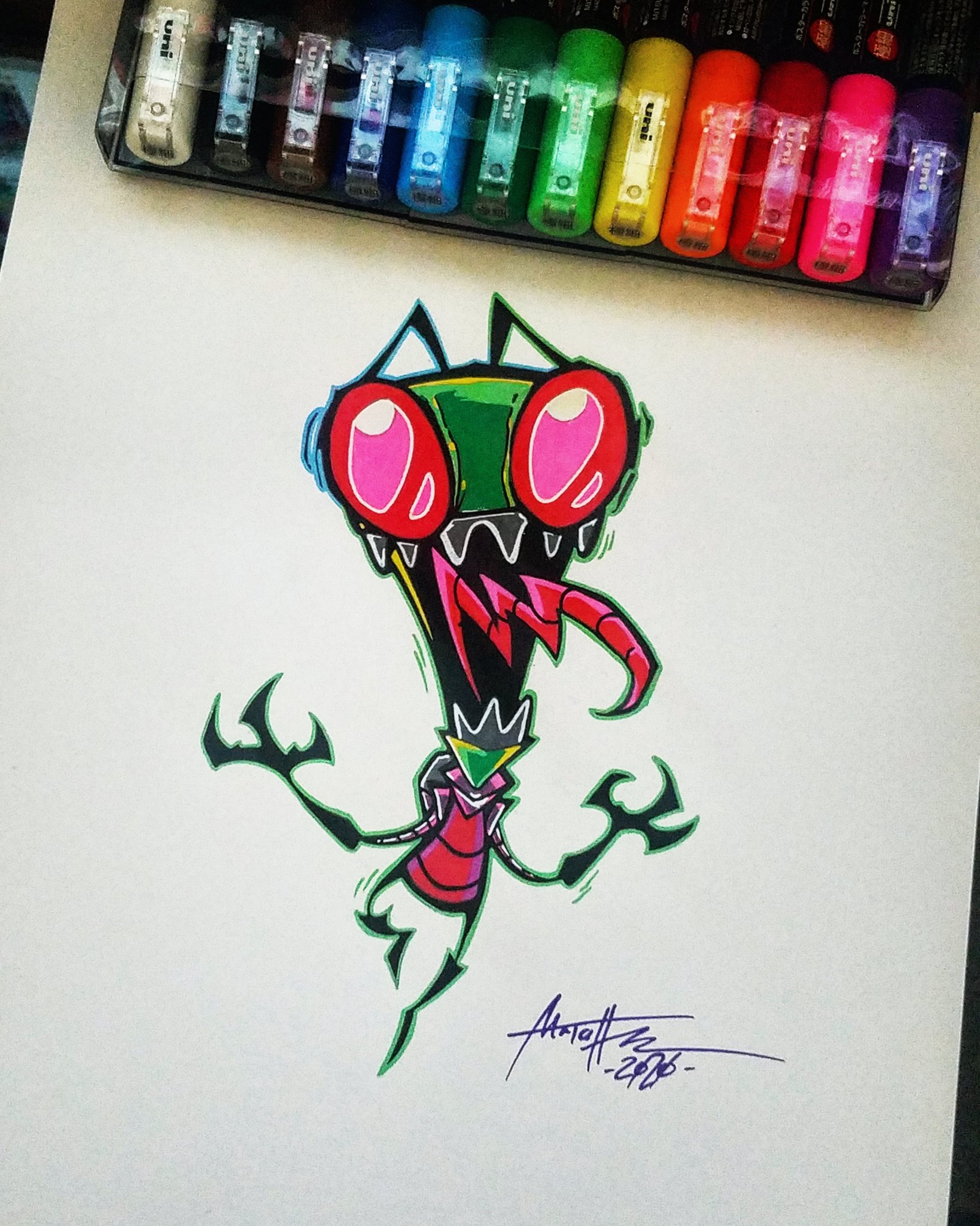 invaderzim in Tattoos  Search in 13M Tattoos Now  Tattoodo