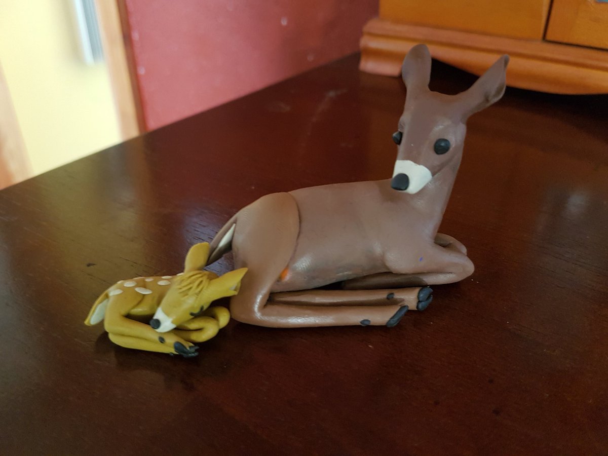 _SimpleArtist_'s tweet photo. Venadito #art #Deer #escultura_sin_cera #sculpture #Sculptures #sculptor #escultura #clay #TraditionalArt #micro_art https://t.co/LC6maFacp6