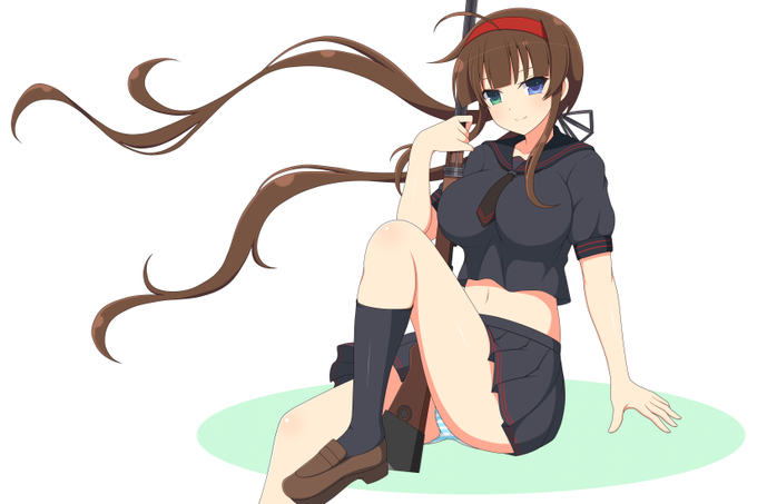 Skebのリクエストで描かせて頂いた両備ちゃんです。リクエストを下さりまして誠にありがとうございました(*'▽`*)! 