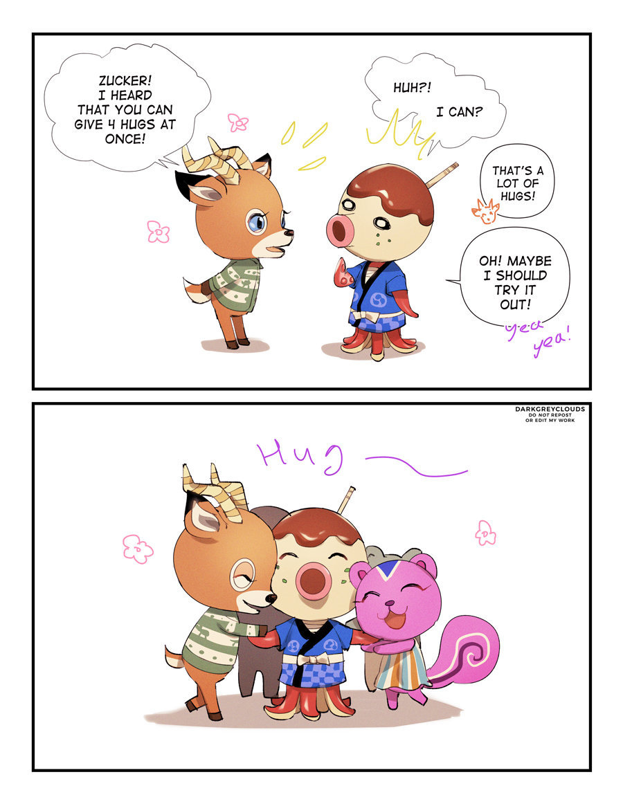 bring 4 friends and give your local octopus a hug 