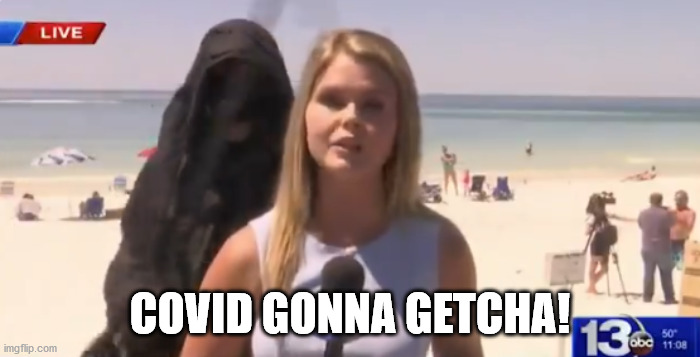 SethFromThe716's tweet photo. Those people crowding the beaches in Florida are #NotAfraidOf catching COVID.
They should be. https://t.co/8SmoNMMPEd