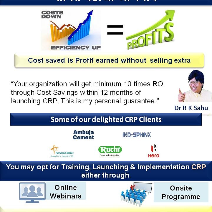 pbhrdc's tweet photo. Most Organizations are working on egg shells.Our Cost Reduction Programme (CRP) is a wake up call to tap the  immense latent profits lying buried in almost every Organization, as the cost saved is Profit earned, even without selling extra.
#costsavings#CostReductionProgramme https://t.co/Mcypp3P87u