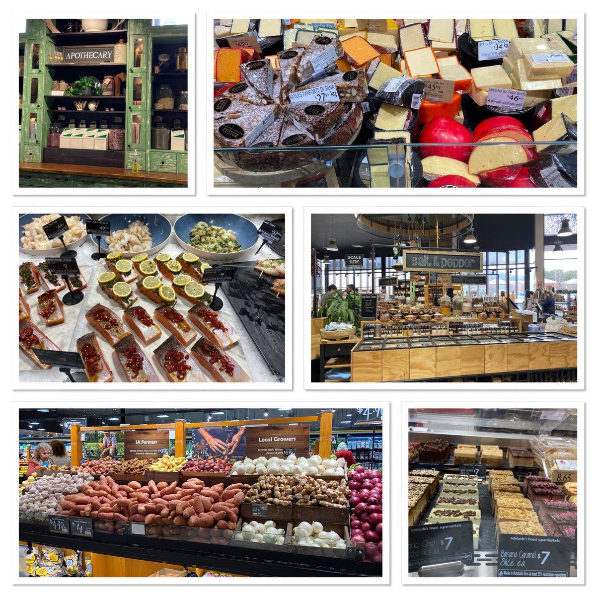 debbateman's tweet photo. A slow Saturday morning, exploring the delights of Pasadena Foodland. The array and diversity of choice is amazing. #mustshowrestraint #daytripinthesupermarket #needtocheckoutFrewville #delightfulSA #mayneverleavethisState https://t.co/Qt5vON3ftQ