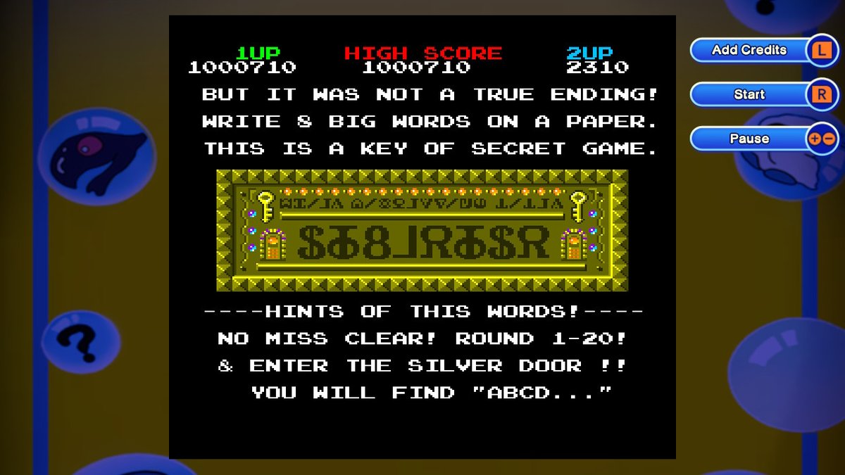 #NintendoSwitch #BubbleBobble
What does that MEAN though?