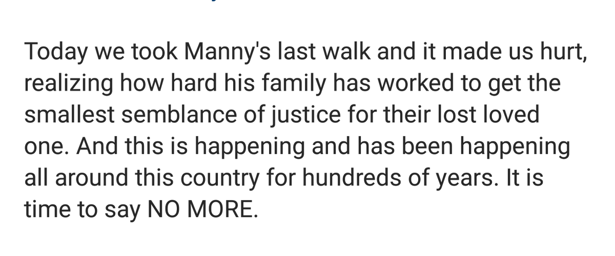 Some words from @DailyTacoma
about Manny's last walk. It is so important to keep showing up every time you can. Every time counts. 

#BlackLivesMatter #ACAB #Tacomaprotests #MannyEllis #ManuelEllis