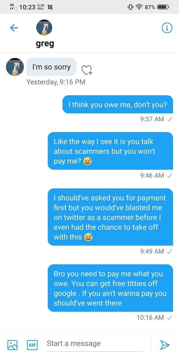 Heidipaigef's tweet photo. ‼️SCAMMER ALERT‼️
LADIES BEWARE 🚫🚫🚫 
HE WANTS CUSTOM CONTENT BUT WILL NOT PAY ‼️
ITS BEEN OVER 12 HOURS AND I STILL HAVE NOT RECEIVED PAYMENT.  🙅🏻‍♀🚫
IF YOU WANT FREE SHIT GO ON GOOGLE,  
#SCAMMER #sellingnudes #buyingnudes #customcontent #sellingvideos #dropbox #onlyfans https://t.co/FrEs2H7b4Q