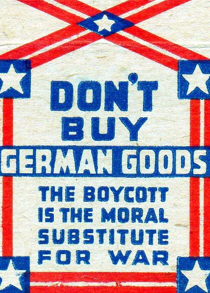 In 1933, the American Jewish Congress ( @AJCongress) declared a boycott of Nazi-German goods. It was endorsed by the American Federation of Labor  @AFLCIO.“We must speak out. If that is unavailing, at least we shall have spoken."Boycotts aren’t a ‘cancel culture’ trend.