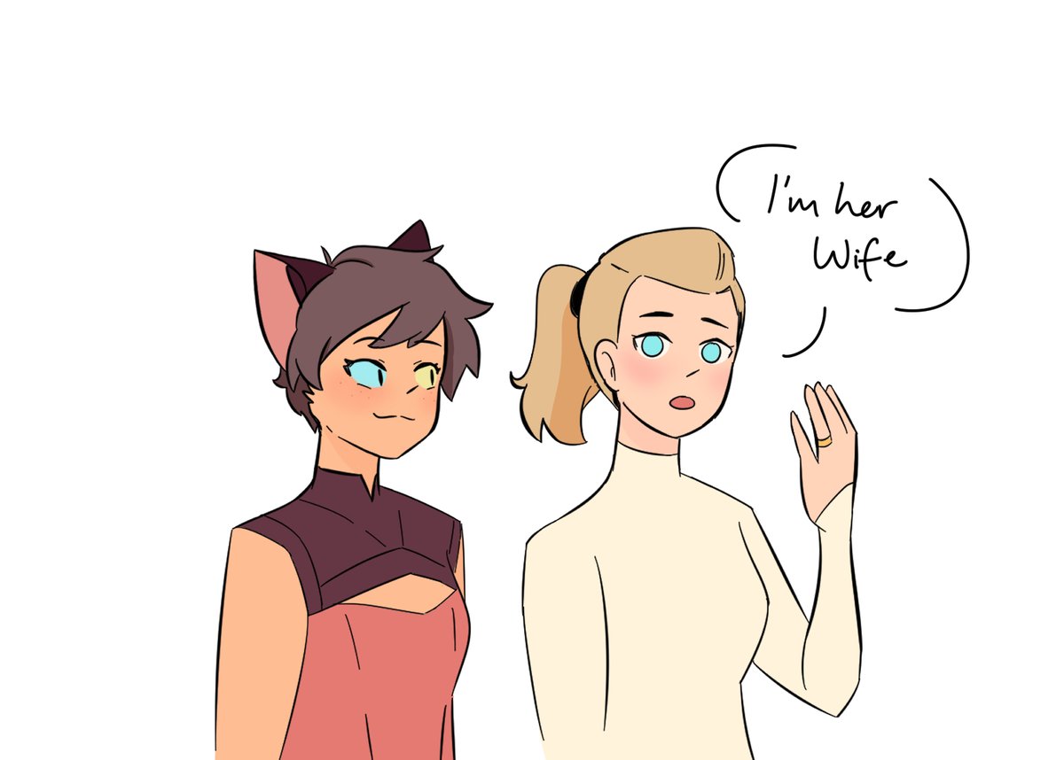 90% sure this has been done already but whatever
#SheRa #catradora 