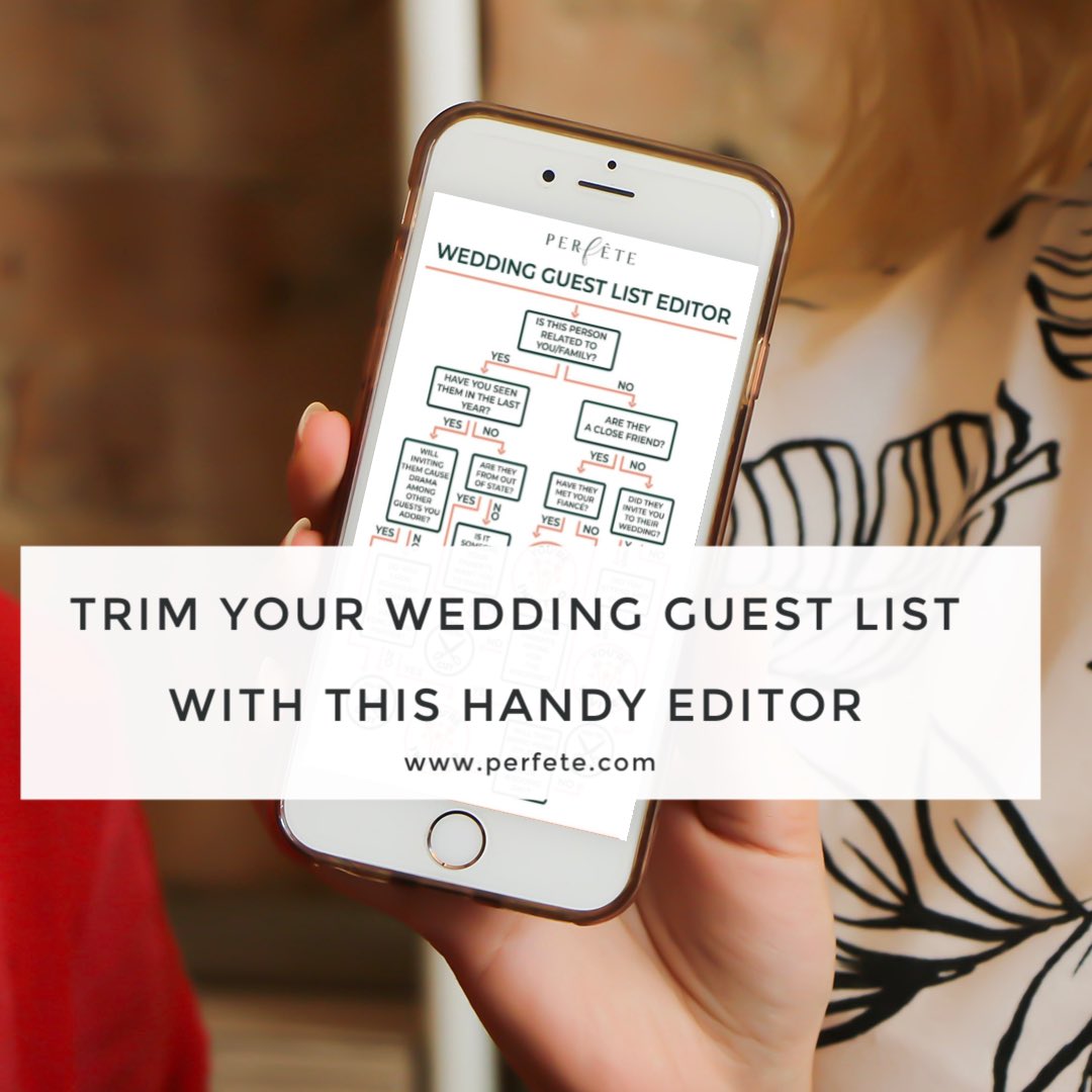Stuck on who to invite? Here’s how you can trim your wedding guest list! perfete.com/2020/07/cut-we…
