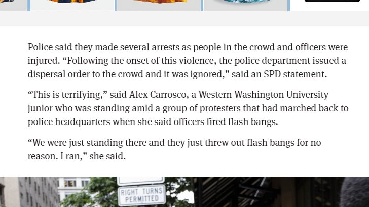 SPD claims officers were injured.