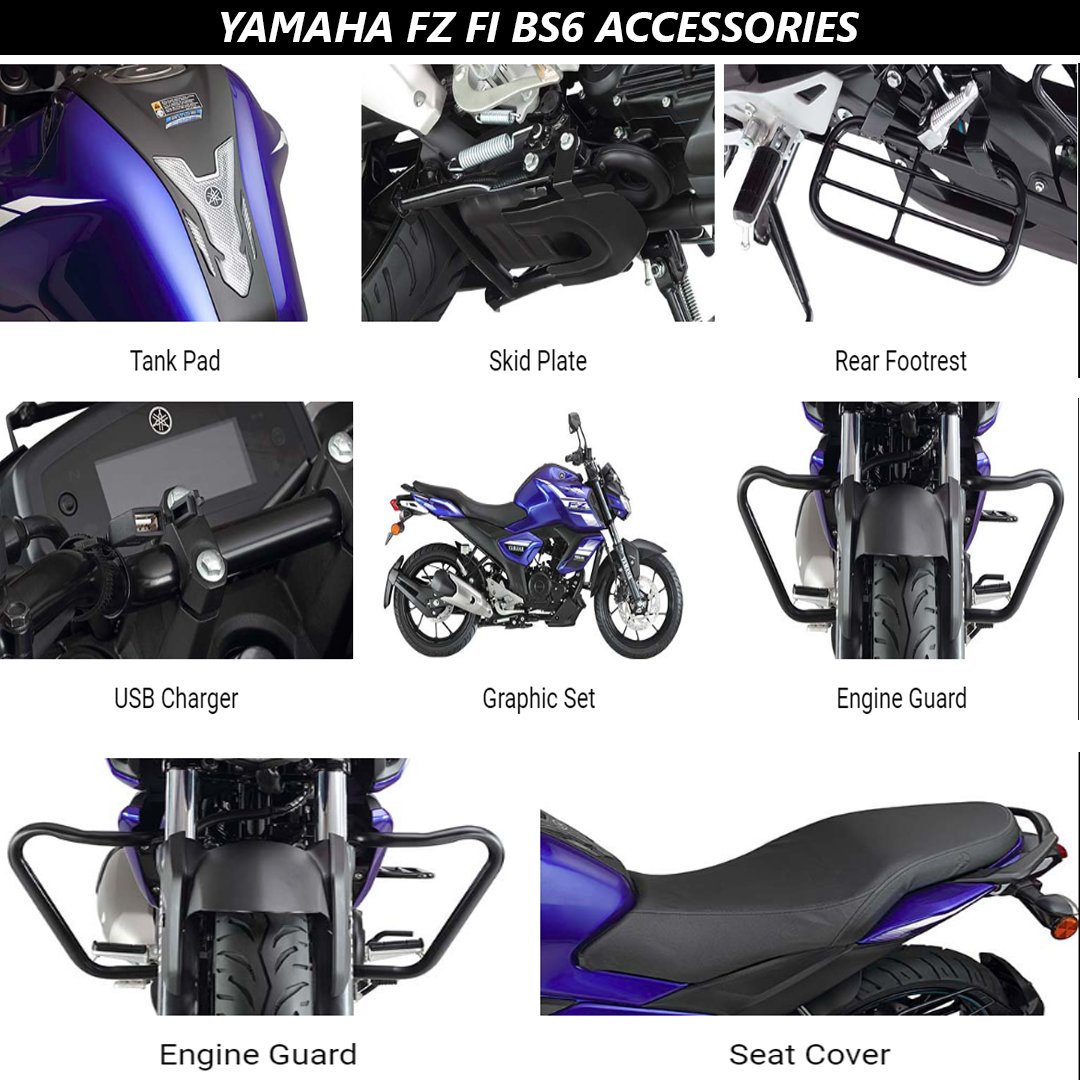yamaha fzs extra accessories