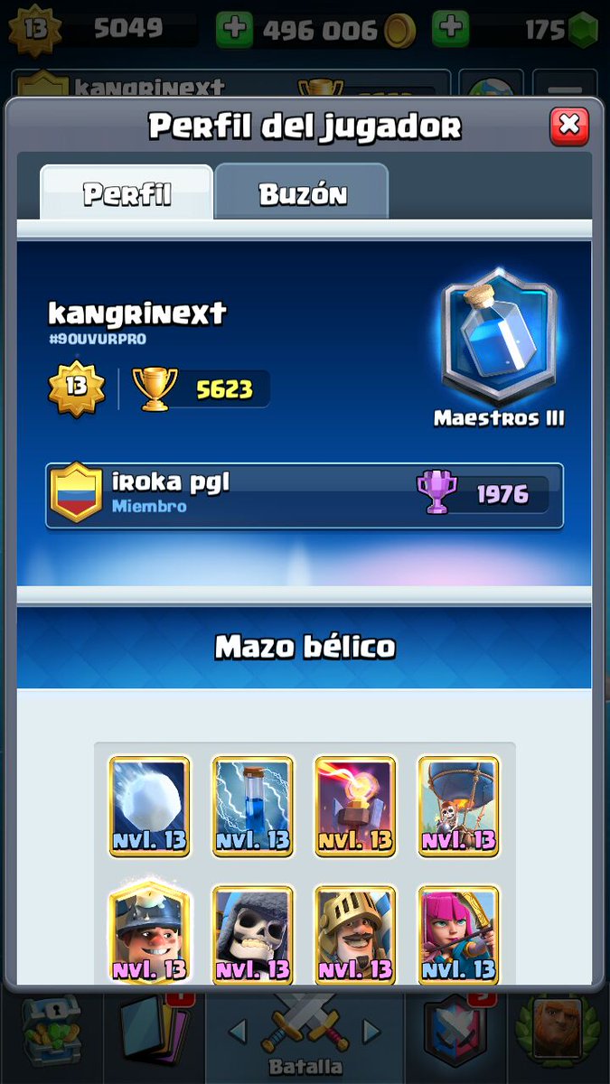 kangrinext's tweet photo. VENDO CUENTA DE CLASH ROYALE!! @Promo_eSport  @AyudaJugador2  @AyudaseSports2 https://t.co/ExsREcKD3P