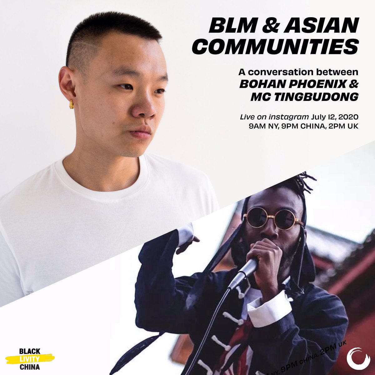 Conversation starts 9pm (China)  Sunday @BohanPhoenix @JamNoPeanut @BlackLivityCN 

radiichina.com/instagram-live…